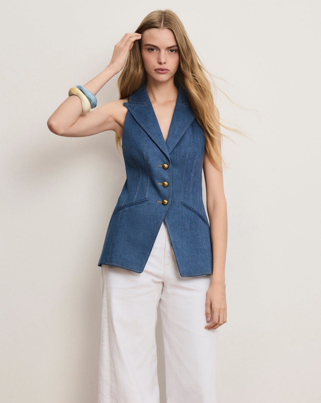 Gilet en jean Costa