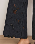 Pantalon large à œillets Osborne