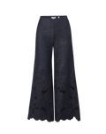 Pantalon large à œillets Osborne