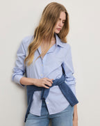 Chemise boutonnée rayée Amelia