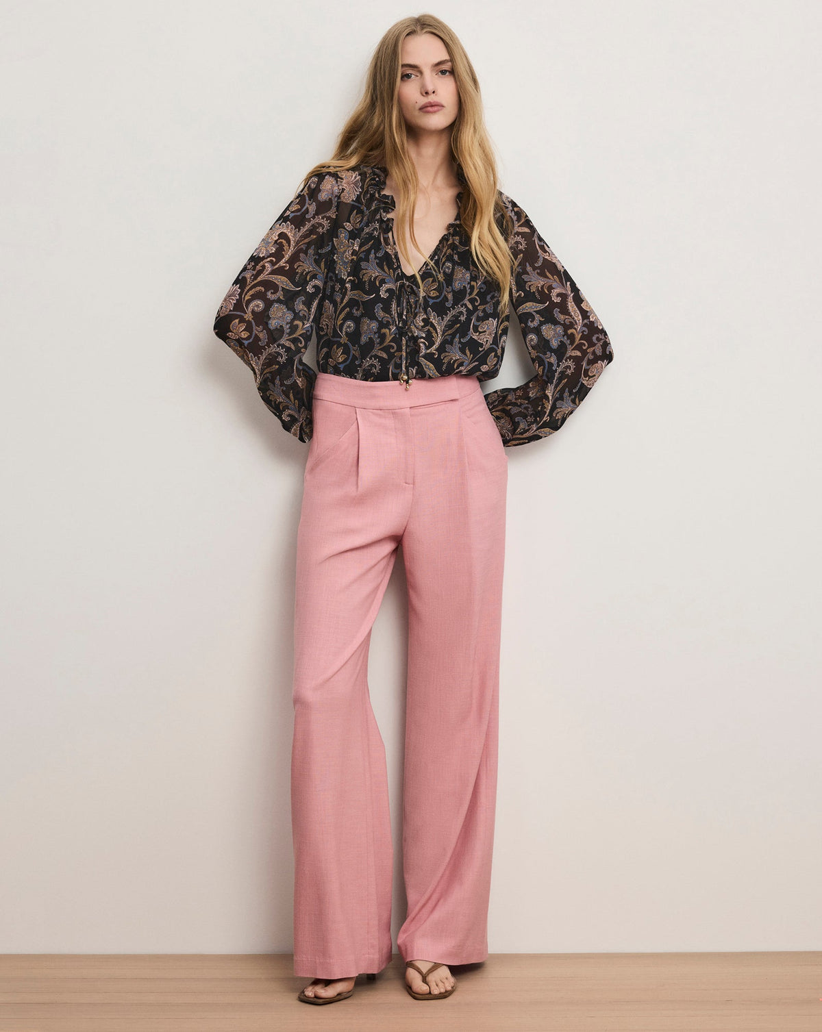 Marbeau Wide-Leg Pant