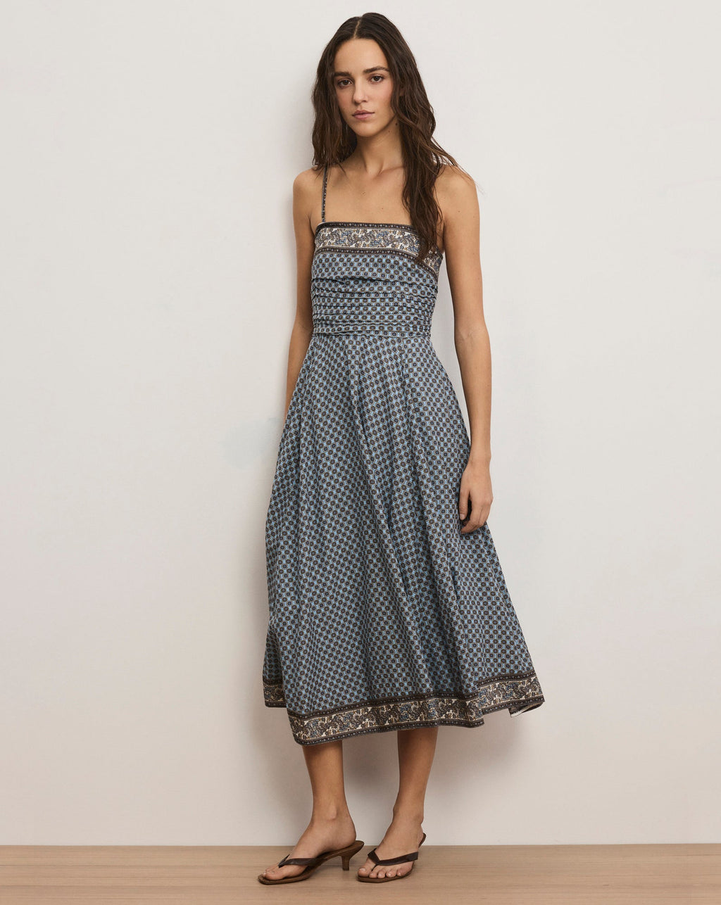 Robe midi imprimée Lana