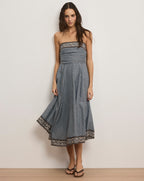 Robe midi imprimée Lana