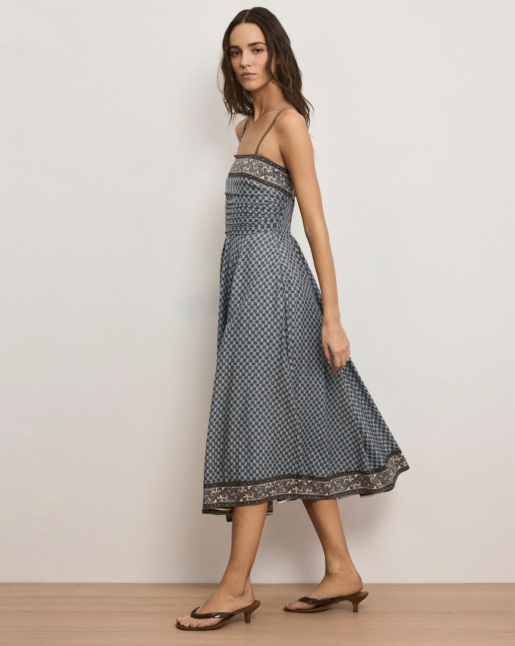Robe midi imprimée Lana
