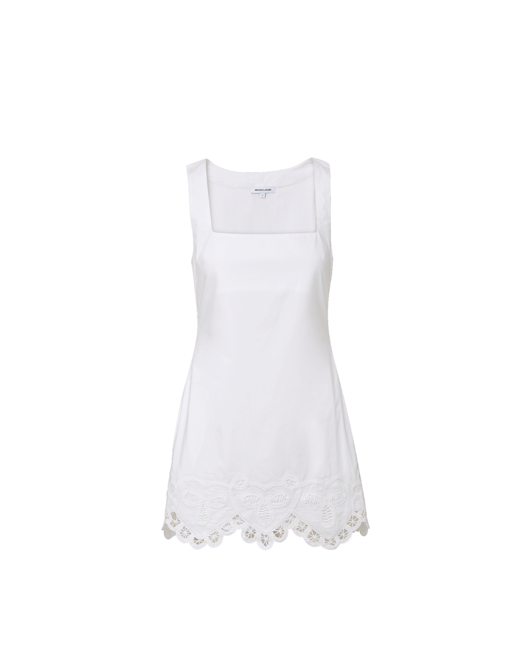Shanice Robe Courte Bordée de Dentelle