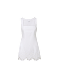 Shanice Robe Courte Bordée de Dentelle