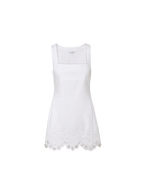 Shanice Robe Courte Bordée de Dentelle