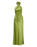 Izaren Halter Maxi Dress