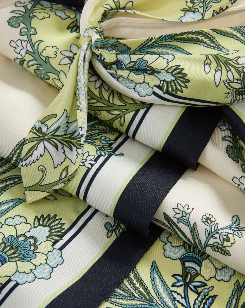 Robe mi-longue Kaliza à imprimé foulard