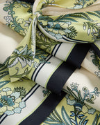 Robe mi-longue Kaliza à imprimé foulard