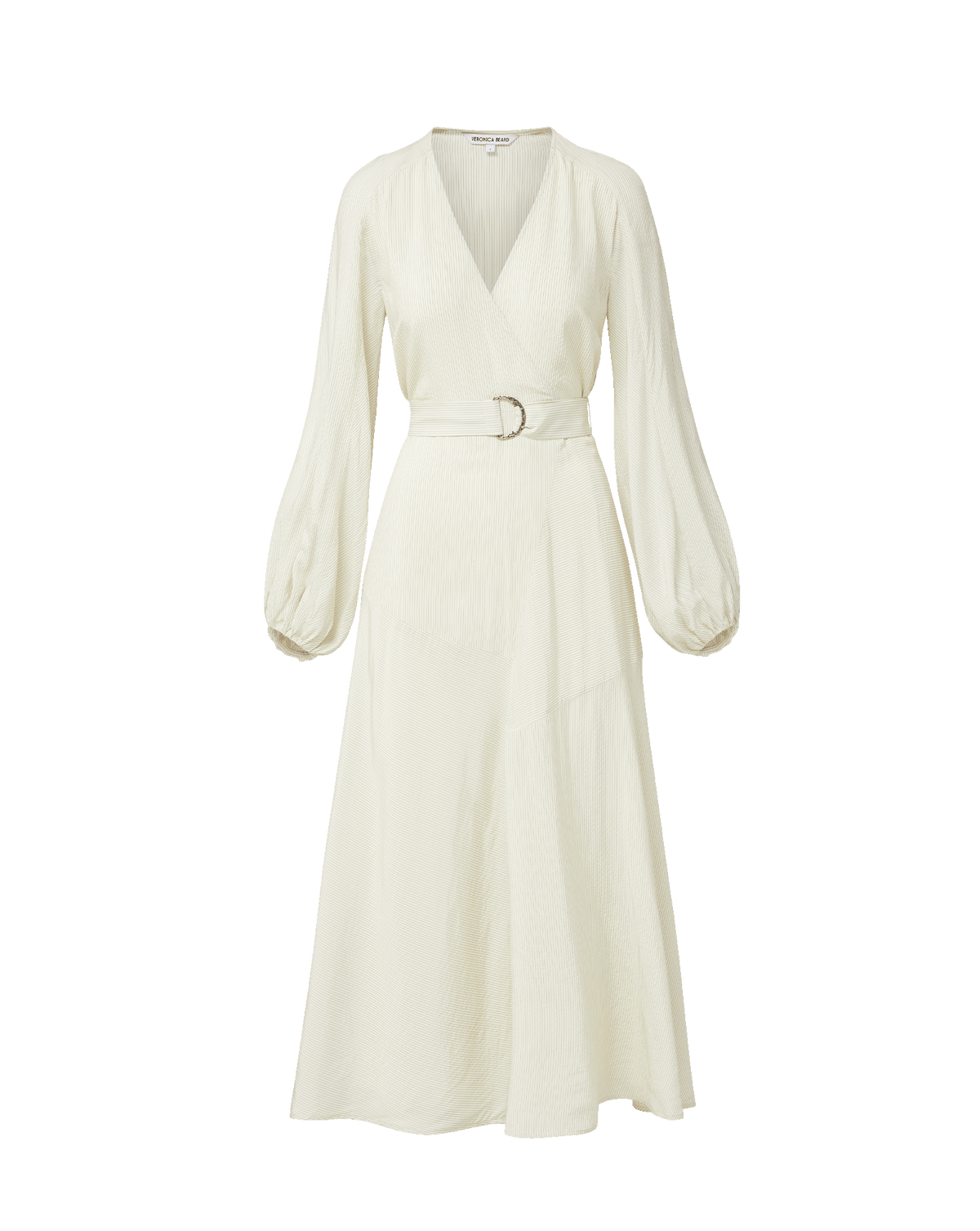 Seneca Bishop-Sleeve Midi Dress