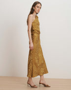 Grycen One-Shoulder Midi Dress