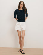 Rhennan Pointelle Knit Top