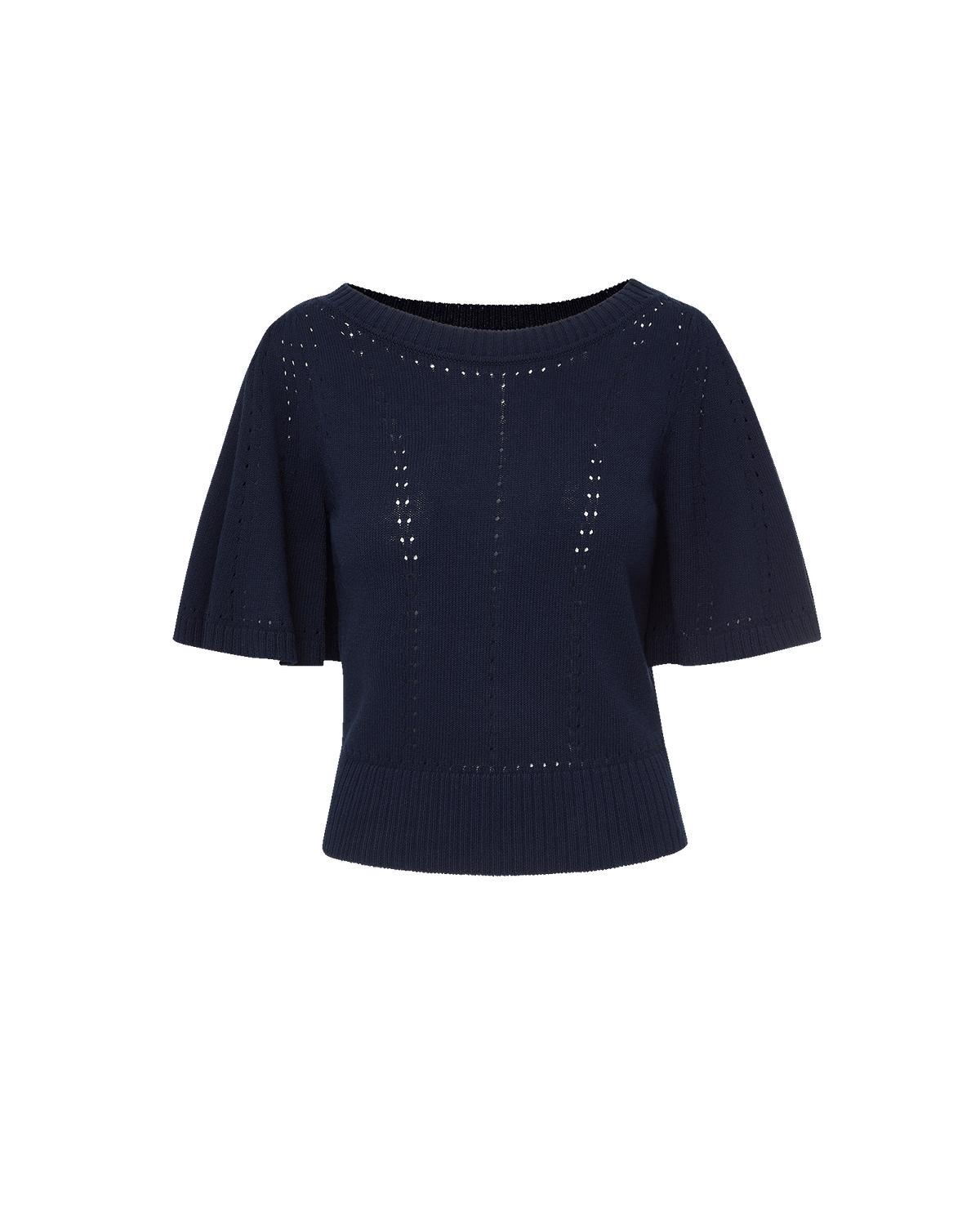 Rhennan Pointelle Knit Top