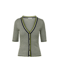 Calliope Knit Button-Front Top