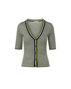 Calliope Knit Button-Front Top