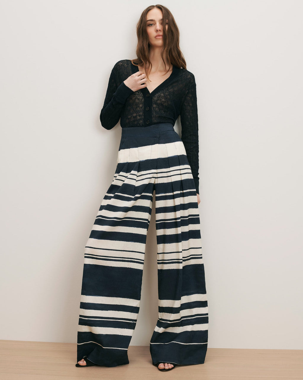 Pantalon à taille croisée Heron
