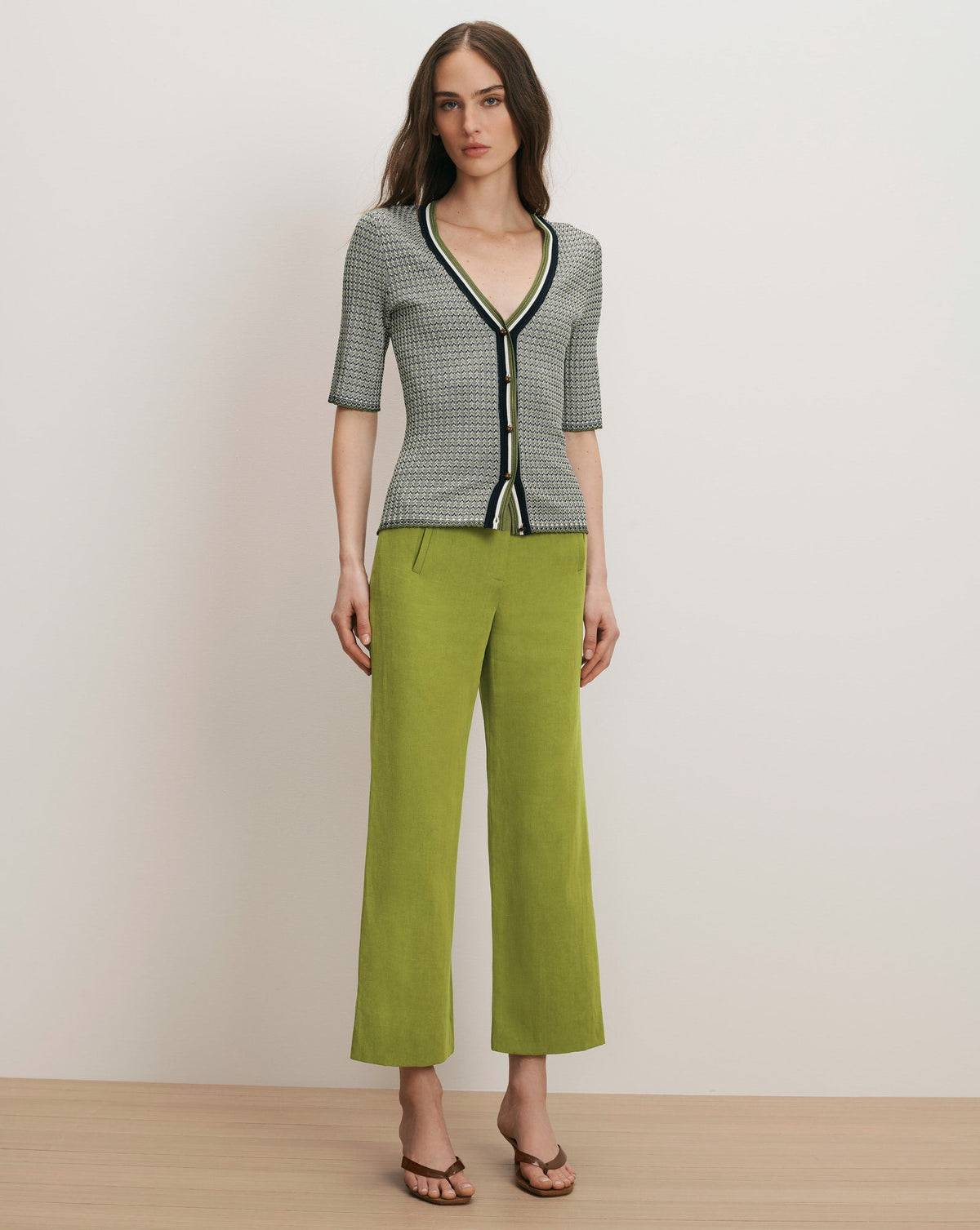 Dova Wide-Leg Linen Pant