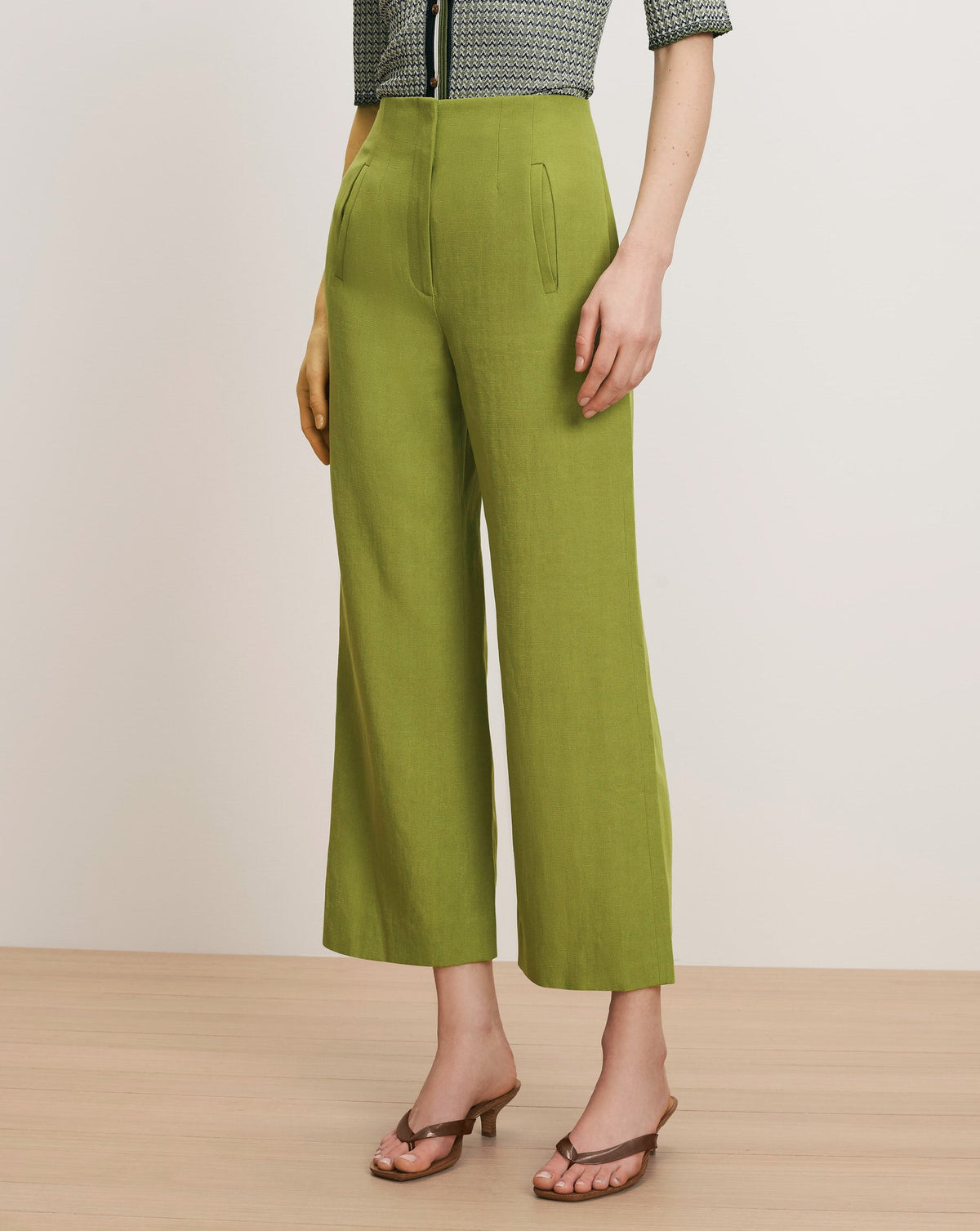 Dova Wide-Leg Linen Pant