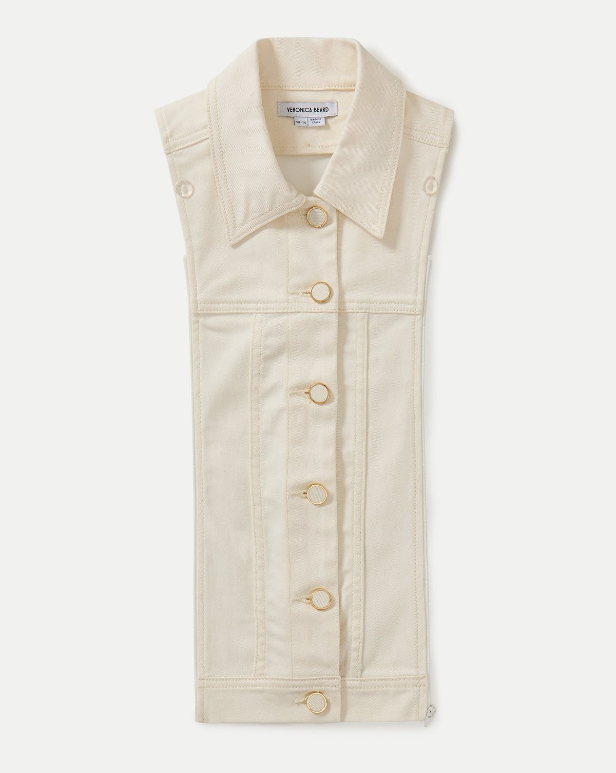 Slate Cotton Twill Dickey