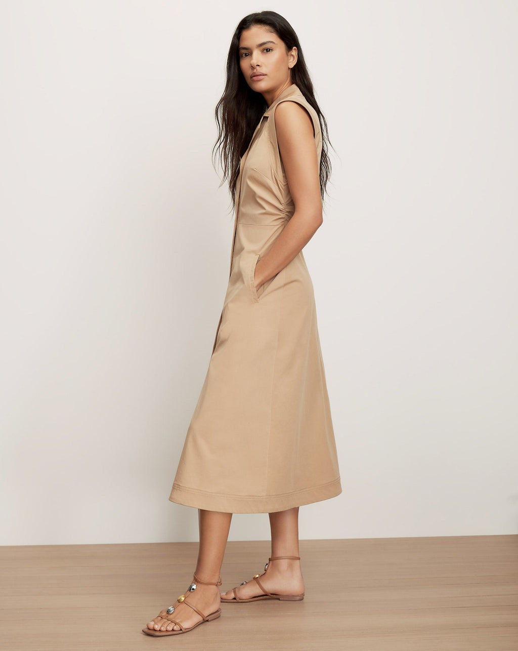 Robe chemise midi Orla