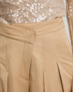 Pantalon à taille croisée Heron