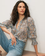 Chemisier fleuri Ashlynn