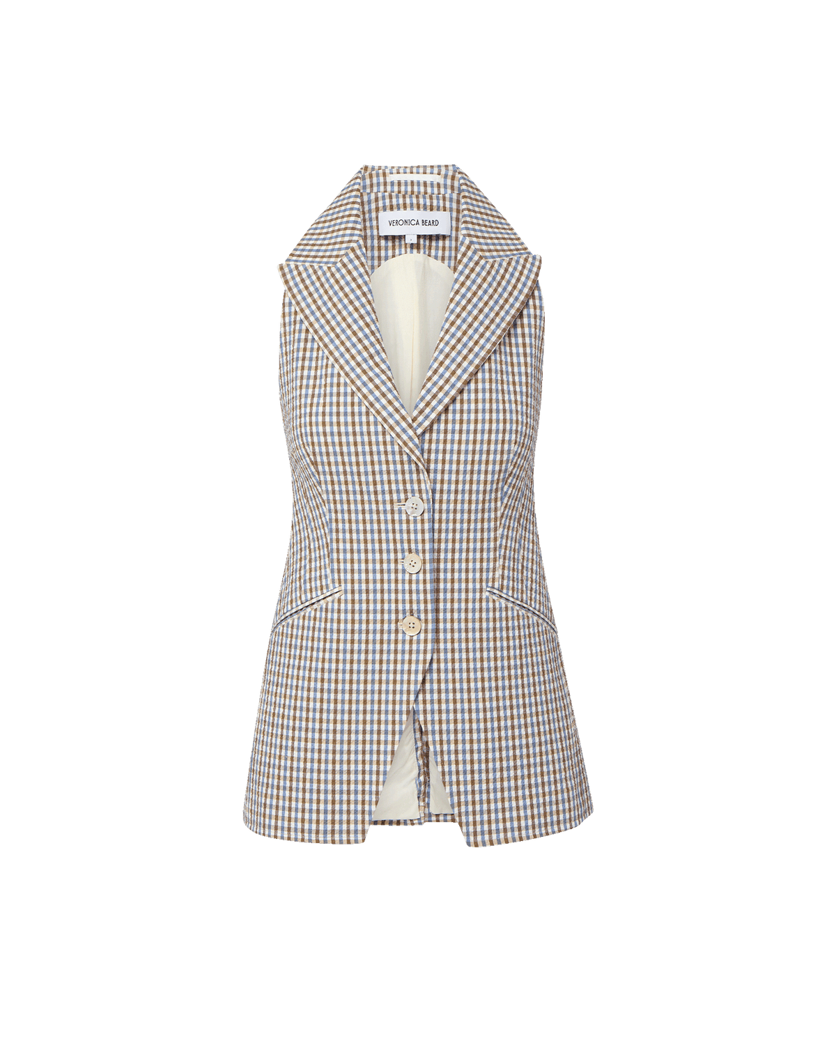 Costa Gingham Vest