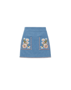 Mini-jupe brodée Pallas