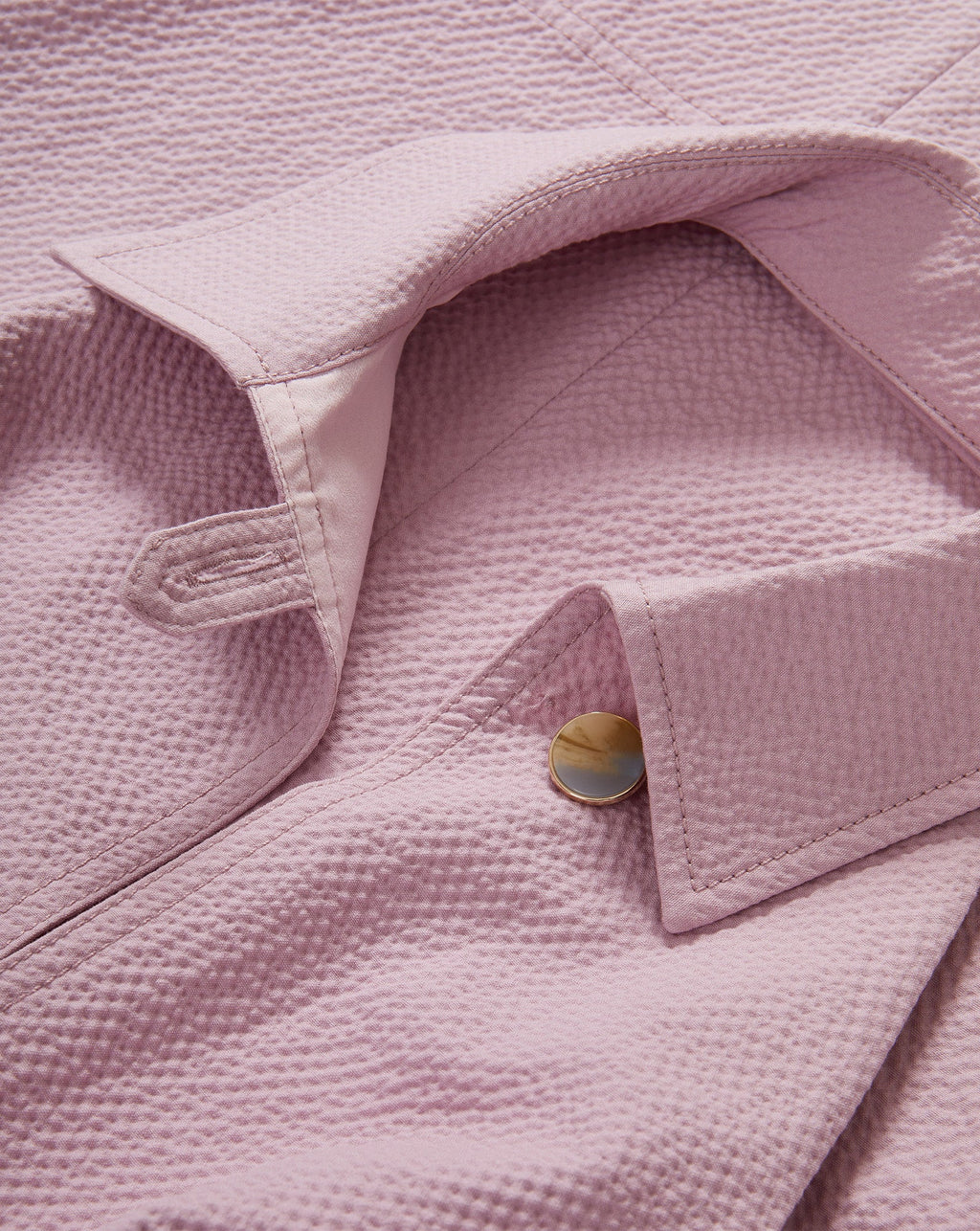 Robe midi dos nu en seersucker Mackey