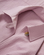 Robe midi dos nu en seersucker Mackey