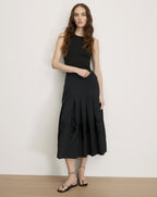 Fynnley Embroidered Midi Skirt