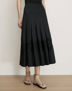 Fynnley Embroidered Midi Skirt
