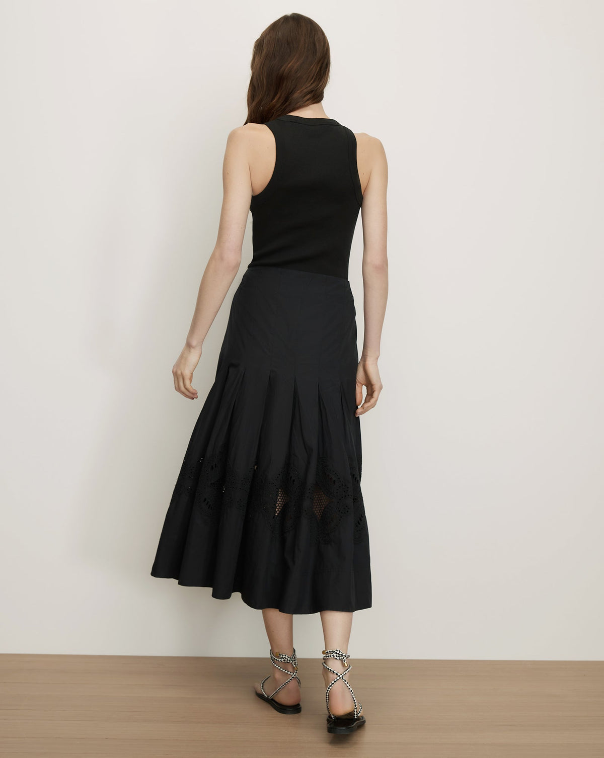 Fynnley Embroidered Midi Skirt