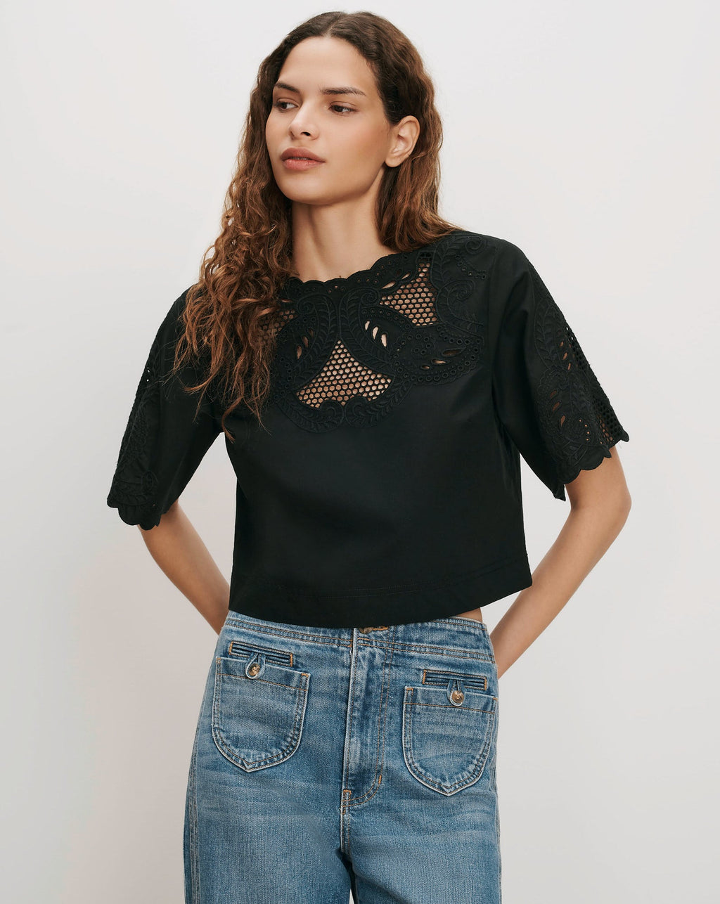Errol Embroidered Top