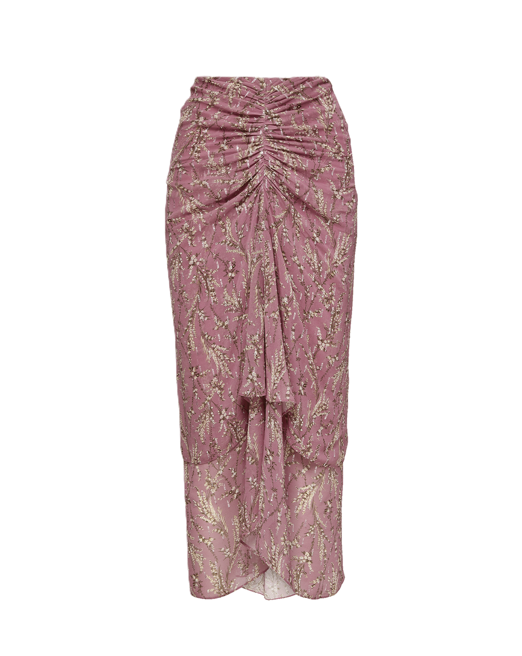Jupe Midi Fleurie Sira