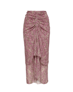 Jupe Midi Fleurie Sira