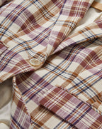 Veste Tyra à carreaux avec plastron