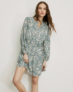 Rivendell Silk-Blend Mini Dress