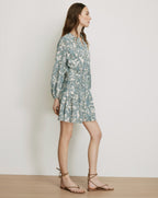 Rivendell Silk-Blend Mini Dress