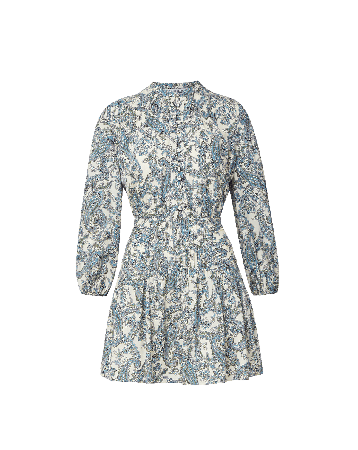 Rivendell Silk-Blend Mini Dress