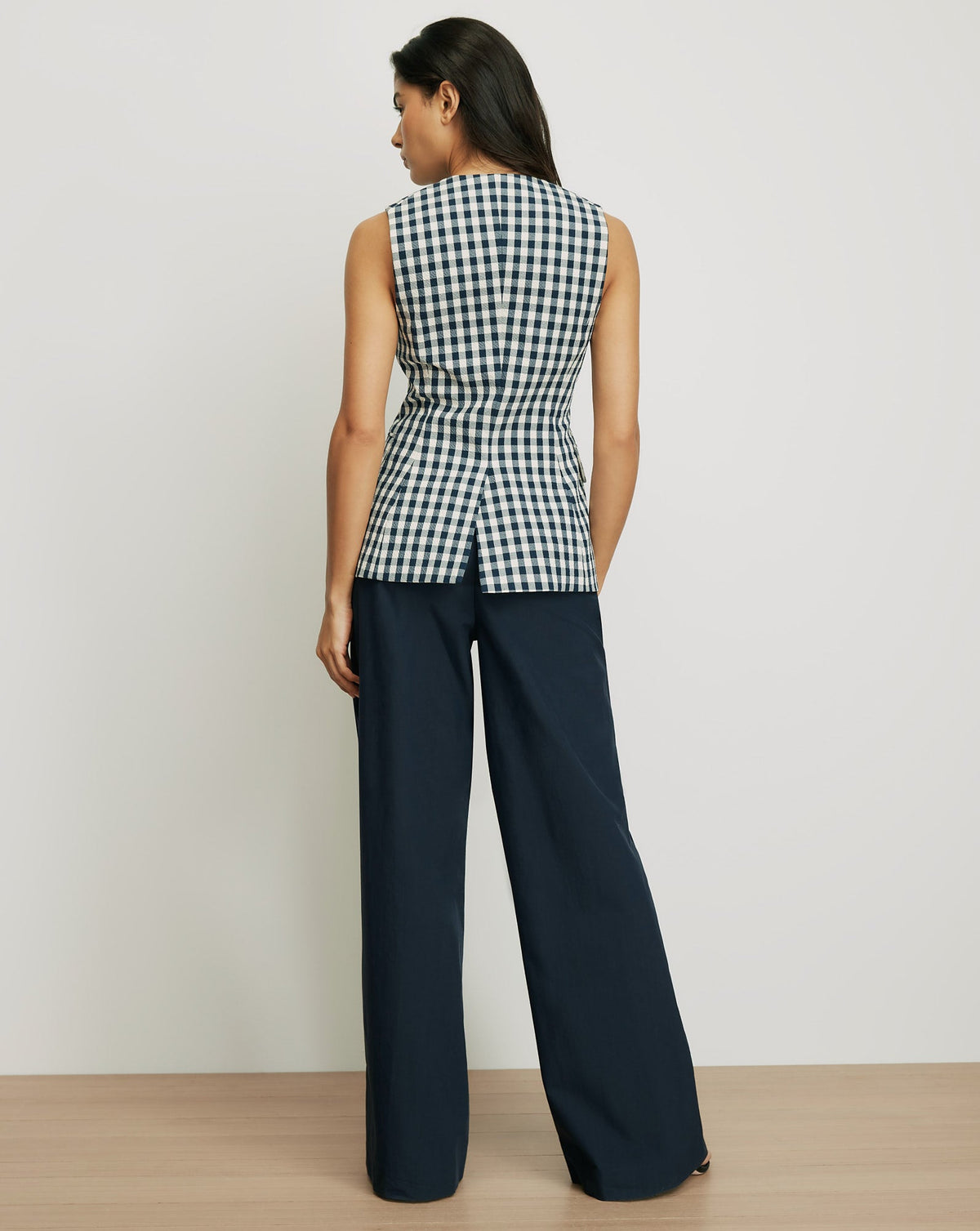 Lois Gingham Vest