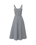 Aila Gingham Midi Dress - Famous | Online Store