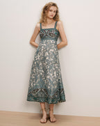 Rye Linen-Silk Midi Dress