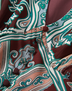 Robe longue en soie Daciana