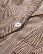 Veste Clayton à carreaux et col officier