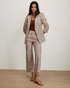 Pantalon large Dova à carreaux