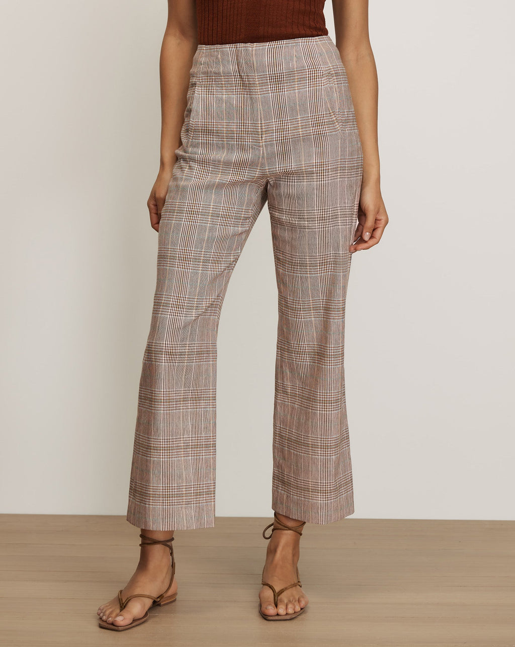Pantalon large Dova à carreaux