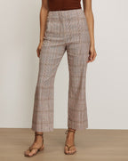 Pantalon large Dova à carreaux