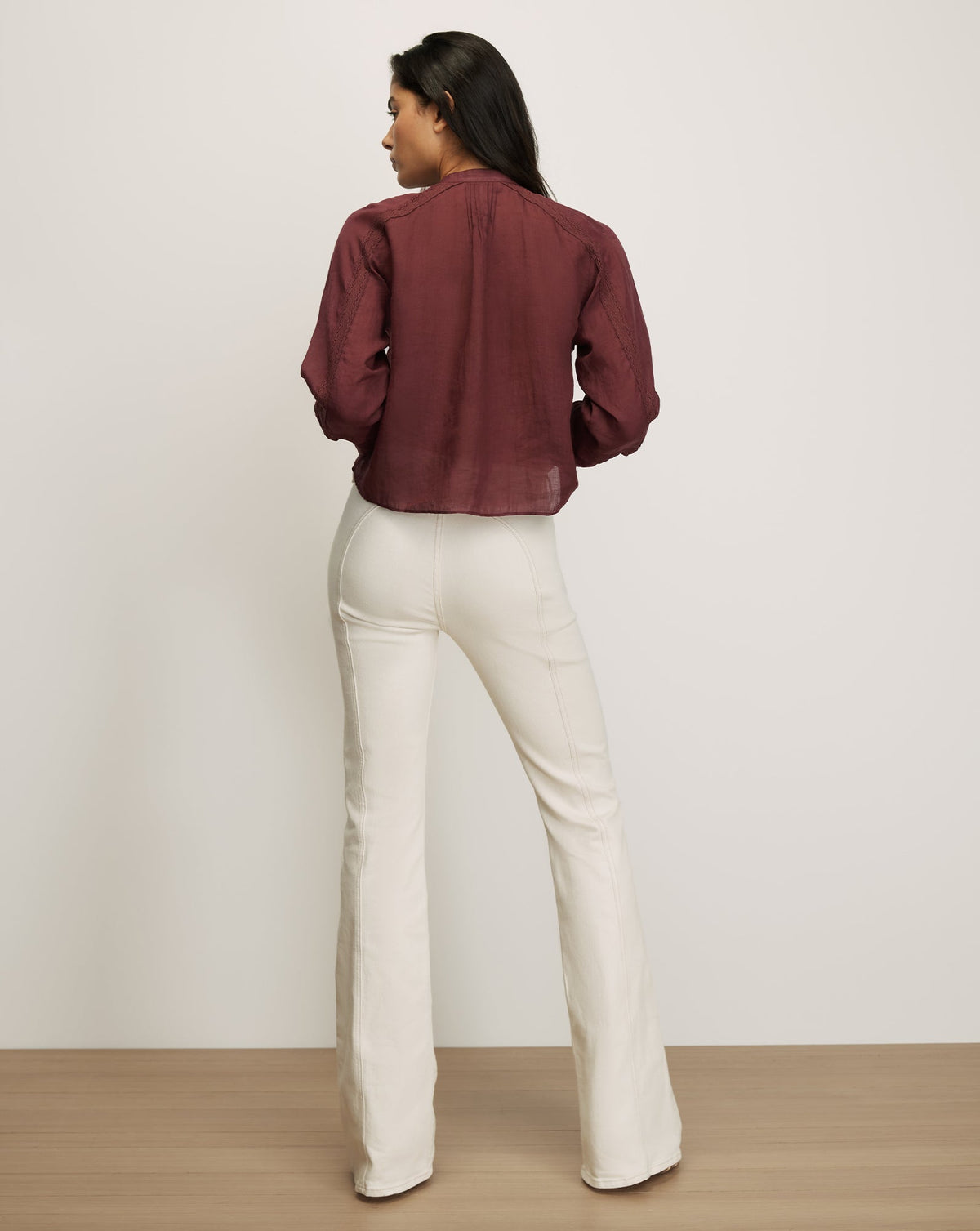 Sawyer Self-Tie Blouse